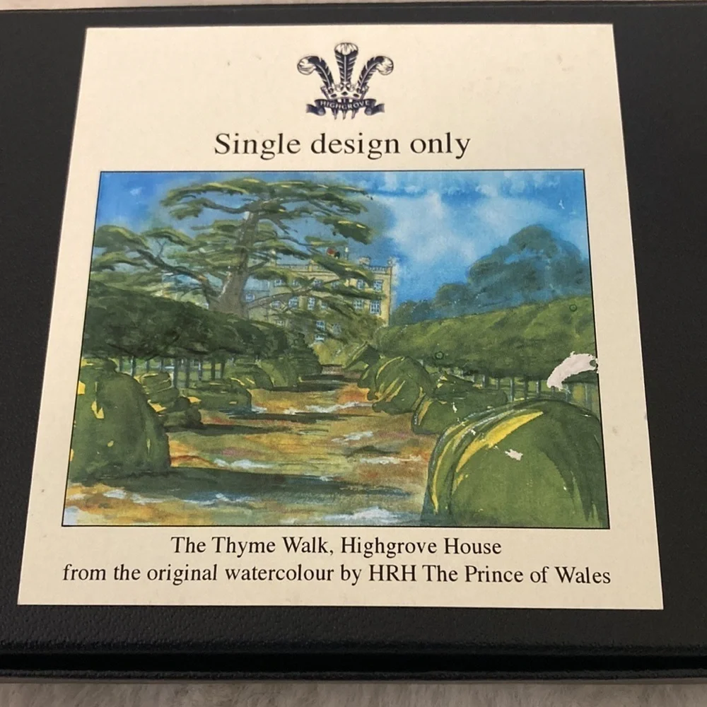 Highgrove House Thyme Walk Traditional Coasters